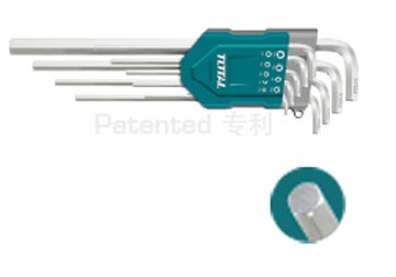 1.5-10mm Bộ lục giác đầu bằng dài 9 chi tiết hệ mét Total THT106192 1.5-10mm Bộ lục giác đầu bằng dài 9 chi tiết hệ mét Total THT106192