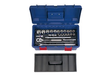 1/2" bộ tuýp 25 chi tiết hệ mét Kingtony 41026MR 1/2" bộ tuýp 25 chi tiết hệ mét Kingtony 41026MR
