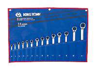 8-24mm bộ cờ lê vòng miệng 14 cái hệ mét Kingtony 12214MR 8-24mm bộ cờ lê vòng miệng 14 cái hệ mét Kingtony 12214MR